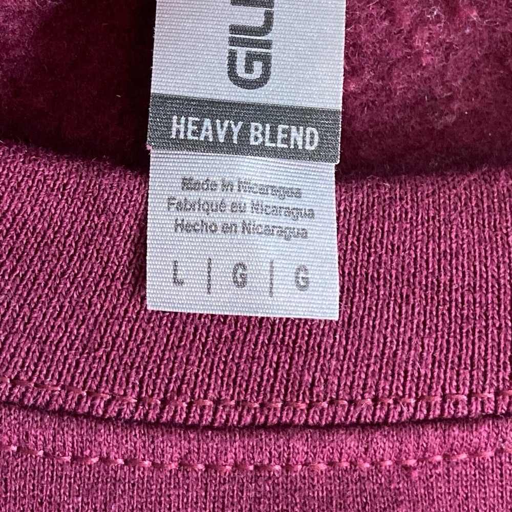 Albums as Books Burgundy Crewneck Sweatshirt‎ Unofficial  (Size L) - Picture 8 of 9